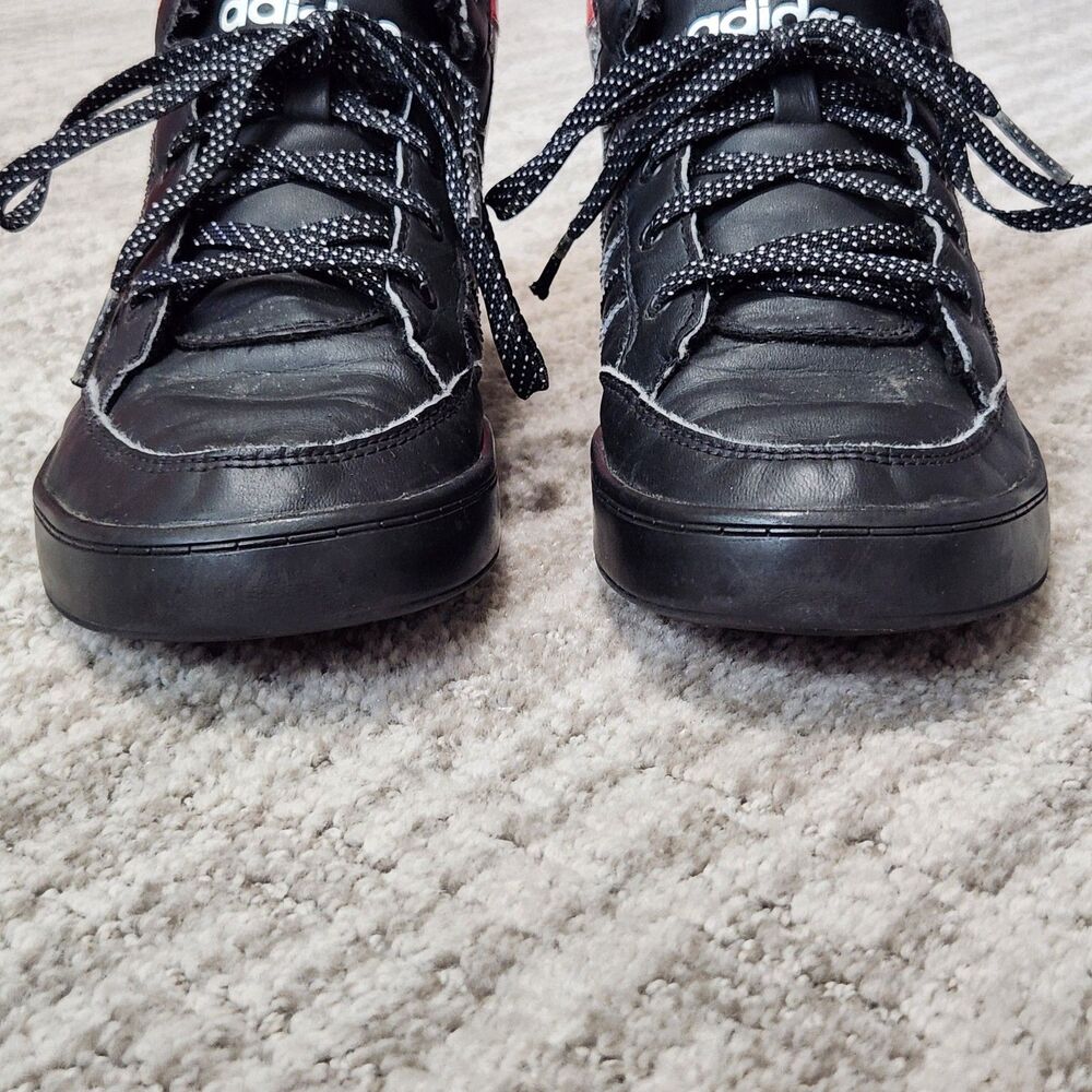 Adidas youth Hard Court High J Transmission basketball hi-tops black size 2 - Picture 3 of 10